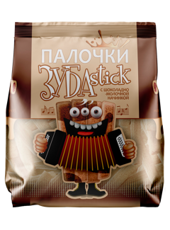 Палочки ЗУБАstick с шоколадно-молочной начинкой