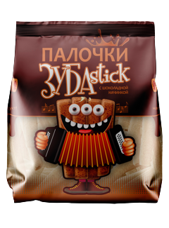 Палочки ЗУБАstick с шоколадной начинкой
