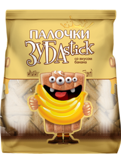 Палочки ЗУБАstick со вкусом банана