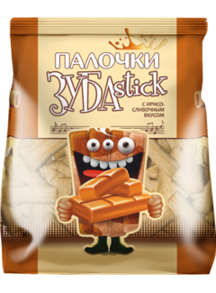 Палочки ЗУБАstick с ирисо-сливочным вкусом